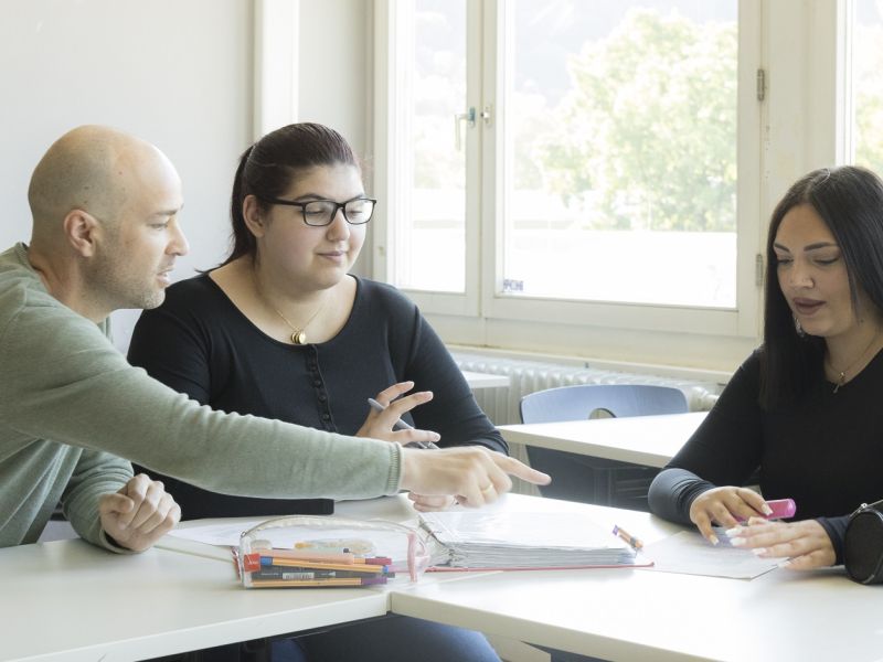 Förderunterricht in der Willy-Hellpach-Schule